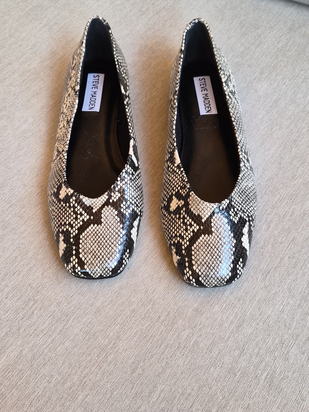 Steve Madden Snake Print Flats